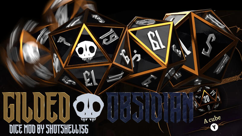 Gilded Obsidian Dice - BG3
